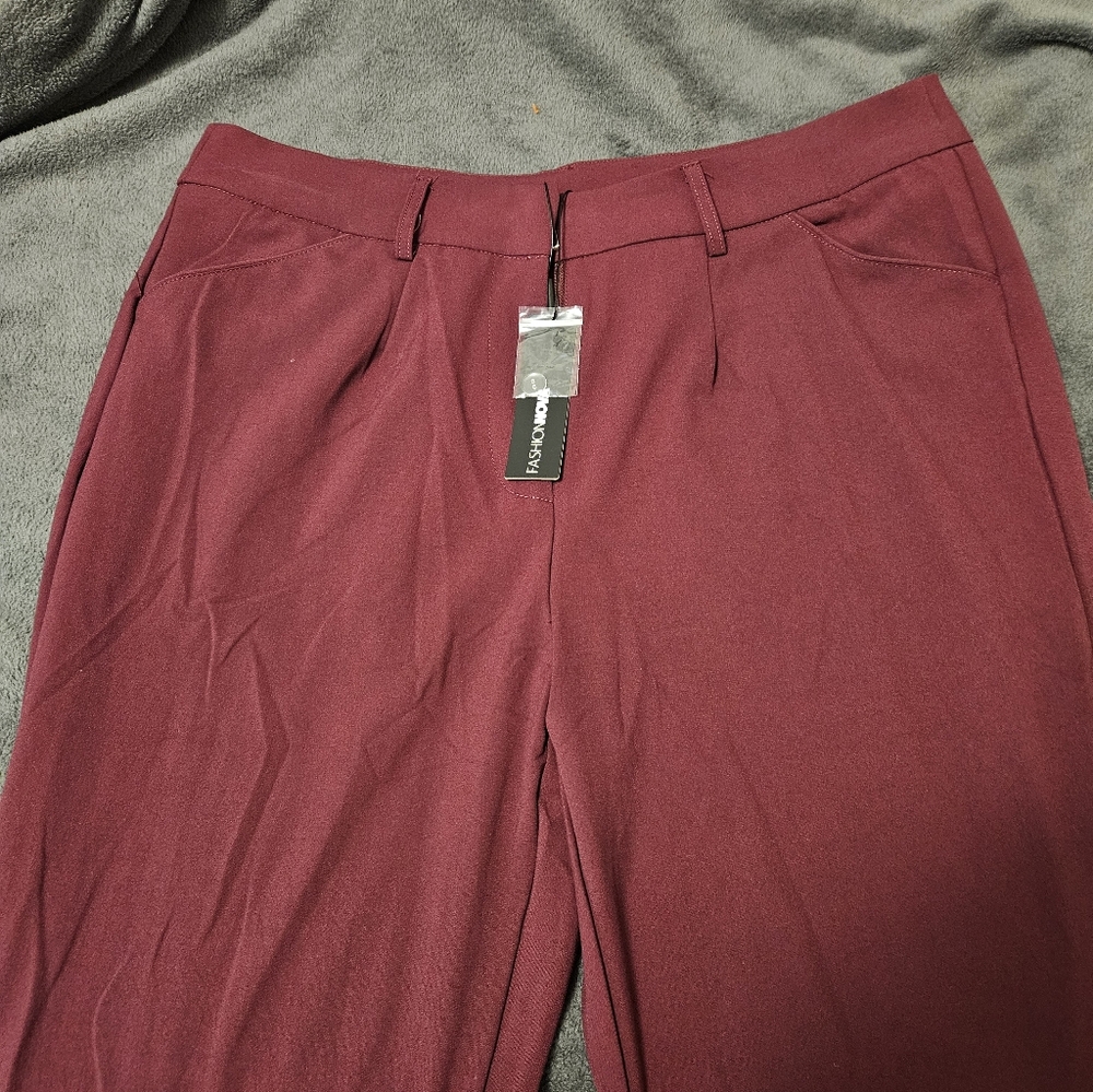 Burgundy Slacks